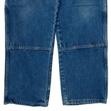 Dickies Double Knee Carpenter Jeans - 36W 31L Blue Denim