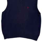 Polo By Ralph Lauren Sweater Vest - XL Navy Cotton