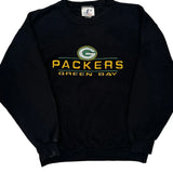 Green Bay Packers Logo Athletics Nfl Sweatshirt - XL Black Cotton Blend