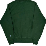 Tulane Champion College Sweatshirt - Small Green Cotton Blend