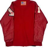 Athletic Unbranded College Varsity Jacket - Small Red Leather