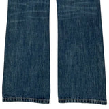 Levis 527 Boot Cut Jeans - 30W 31L Blue Cotton