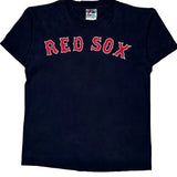 Red Sox Majestic Mlb T-Shirt - Large Navy Cotton