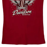 Motorcycles Harley Davidson Tank Top - Small Red Cotton