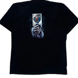 Joker Glow In The Dark Rock Eagle Single Stitch T-Shirt - Large Black Cotton