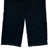 Dickies Double Knee Cargo Trousers - 34W 32L Black Cotton