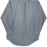 Yarmouth Ralph Lauren Striped Shirt - Medium Blue Cotton