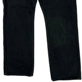 Levis 501 Jeans - 35W 30L Black Cotton