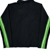 Nike Striped Track Jacket - XL Black Polyester
