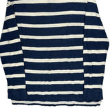 Tommy Hilfiger Striped Long Sleeve Polo Shirt - XL Blue Cotton