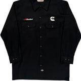 Quickserve Dickies Shirt - Medium Black Cotton