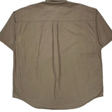 Gant Short Sleeve Shirt - 2XL Brown Cotton
