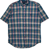 Blake Shirt Ralph Lauren Checked Short Sleeve Shirt - Medium Multicoloured Cotton