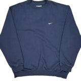 Nike Sweatshirt - 2XL Navy Cotton
