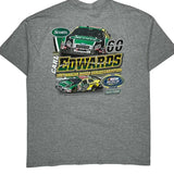 Carl Edwards 2007 Champion Chase Authentics Nascar T-Shirt - XL Gray Cotton Blend