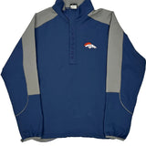Denver Broncos N.F.L. Team Apparel Nfl Windbreaker - Large Gray Polyester