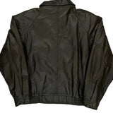 Members Only Leather Jacket - XL Black Leather