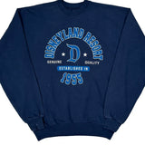 Disneyland Resort Hanes Graphic Sweatshirt - Medium Navy Cotton Blend