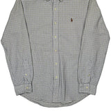 Ralph Lauren Checked Shirt - Small White Cotton