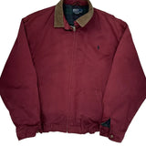 Polo By Ralph Lauren Harrington Jacket - Large Burgundy Cotton