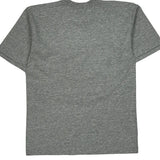 Hurricane Hugo Fast Ball Single Stitch T-Shirt - Large Gray Cotton