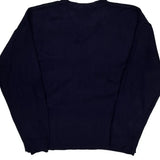 Diesel Spellout Sweater - Large Navy Cotton