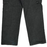 Wrangler Cargo Pants - 33W 33L Black Cotton