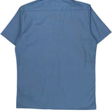 Cellar Crew Dickies Short Sleeve Shirt - Medium Blue Polyester Blend