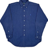 Blake Ralph Lauren Checked Shirt - Medium Blue Cotton