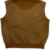 2012 Safety Award Carhartt Cut Off Jacket - Large Brown Cotton