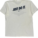 Basketball Camp Nike Graphic T-Shirt - Large White Cotton