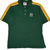 Green Bay Packers Nfl Polo Shirt - Large Green Cotton