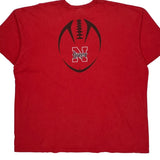 Nebraska Cornhuskers Nike Football T-Shirt - 2XL Red Cotton