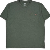 Dickies T-Shirt - XL Green Cotton Blend