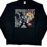 Baltimore Ravens Vs San Francisco 49Ers Alstyle Nfl Long Sleeve T-Shirt - 2XL Black Cotton