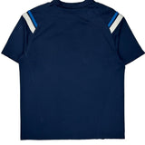Nike T-Shirt - Large Blue Polyester