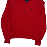 Polo Sport Sweater - Large Red Cotton