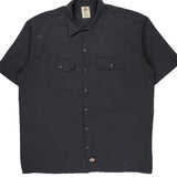 Dickies Short Sleeve Shirt - XL Black Cotton