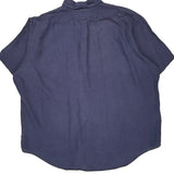 Blake Ralph Lauren Short Sleeve Shirt - 2XL Blue Linen