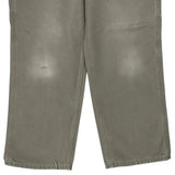 Carhartt Double Knee Carpenter Pants - 34W 30L Gray Cotton