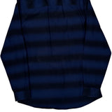 Armani Exchange Striped Shirt - Large Blue Cotton