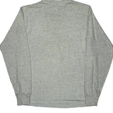 Humboldt Redwoods Marathon Fruit Of The Loom Single Stitch Long Sleeve T-Shirt - Large Grey Cotton