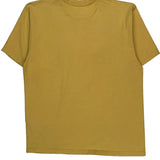 Carhartt T-Shirt - Large Yellow Cotton