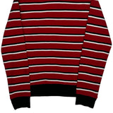 Polo By Ralph Lauren Striped 1/4 Zip - Large Black Cotton