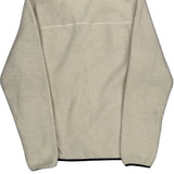 The North Face Fleece Jacket - Medium Cream Polyester