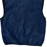The North Face Fleece Vest - Large Blue Polyester
