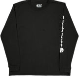 Loose Fit Carhartt Long Sleeve T-Shirt - Large Black Cotton