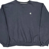 Champion Sweatshirt - Large Gray Cotton