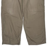 Carhartt Carpenter Trousers - 36W 27L Khaki Cotton