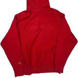 Reverse Weave Champion Spellout Hoodie - XL Red Cotton